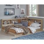 Oliah Full Bookcase Storage Bed - Image 3