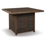 Paradise Trail Outdoor Bar Fire Pit Table with 6 Barstools - Image 11