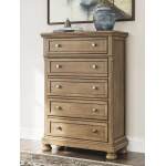 Feddinger Queen Panel Bed, Dresser, Mirror, Chest and 2 Nightstands - Image 32