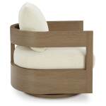 Serene Bay Outdoor Swivel Glider Chair with Cushion - Image 6