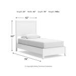 Binterglen Twin Panel Bed, Dresser and Mirror - Image 12