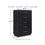 Rowanbeck King Panel Bed, Dresser, Mirror, Chest and Nightstand - Image 9