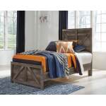 Wynnlow Twin Crossbuck Panel Bed, Dresser and Mirror - Image 10