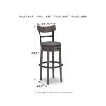 Caitbrook Bar Height Bar Stool - Image 5