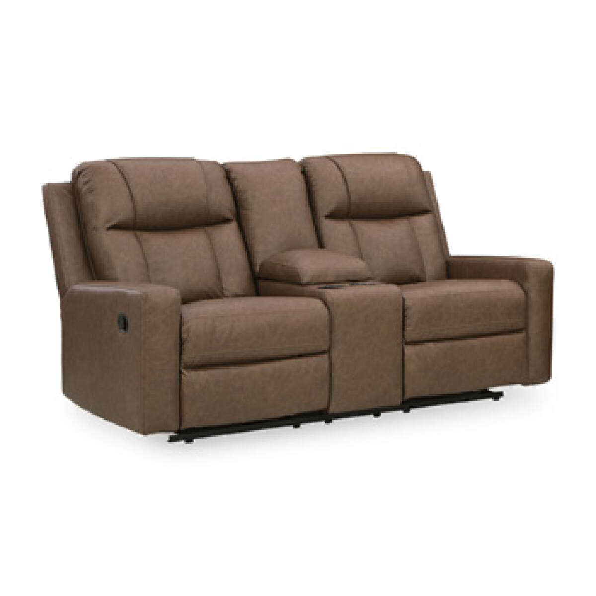 9060a092b177495e80fc58a7dc9a293b Mackmenville Reclining Loveseat with Console - Image 1