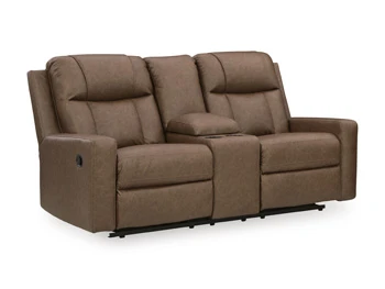 9060a092b177495e80fc58a7dc9a293b Mackmenville Reclining Loveseat with Console - Image 1