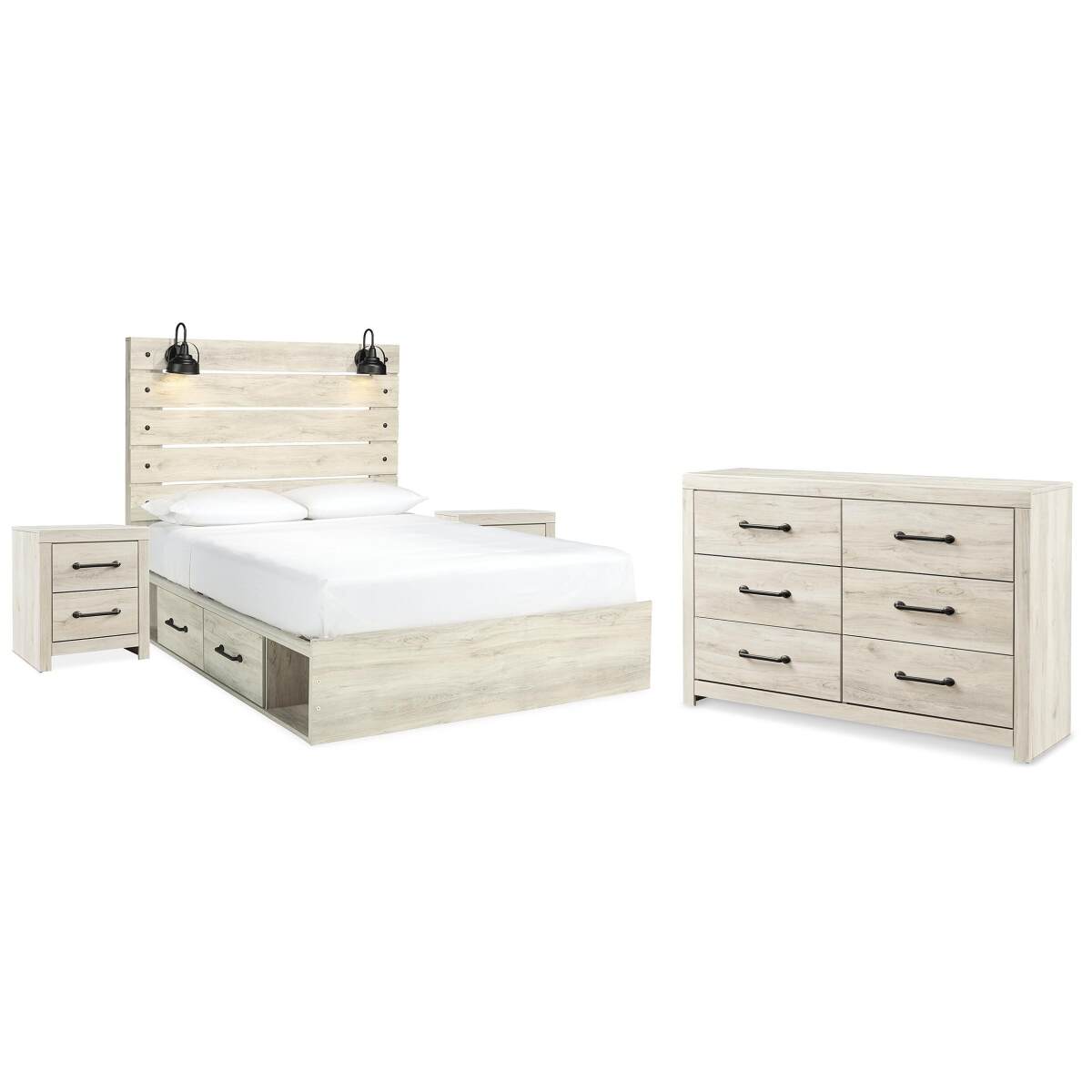 906a5158d28529b0f82dd7f5049f70f2 Cambeck Queen Panel Bed with Storage, Dresser and 2 Nightstands - Image 1