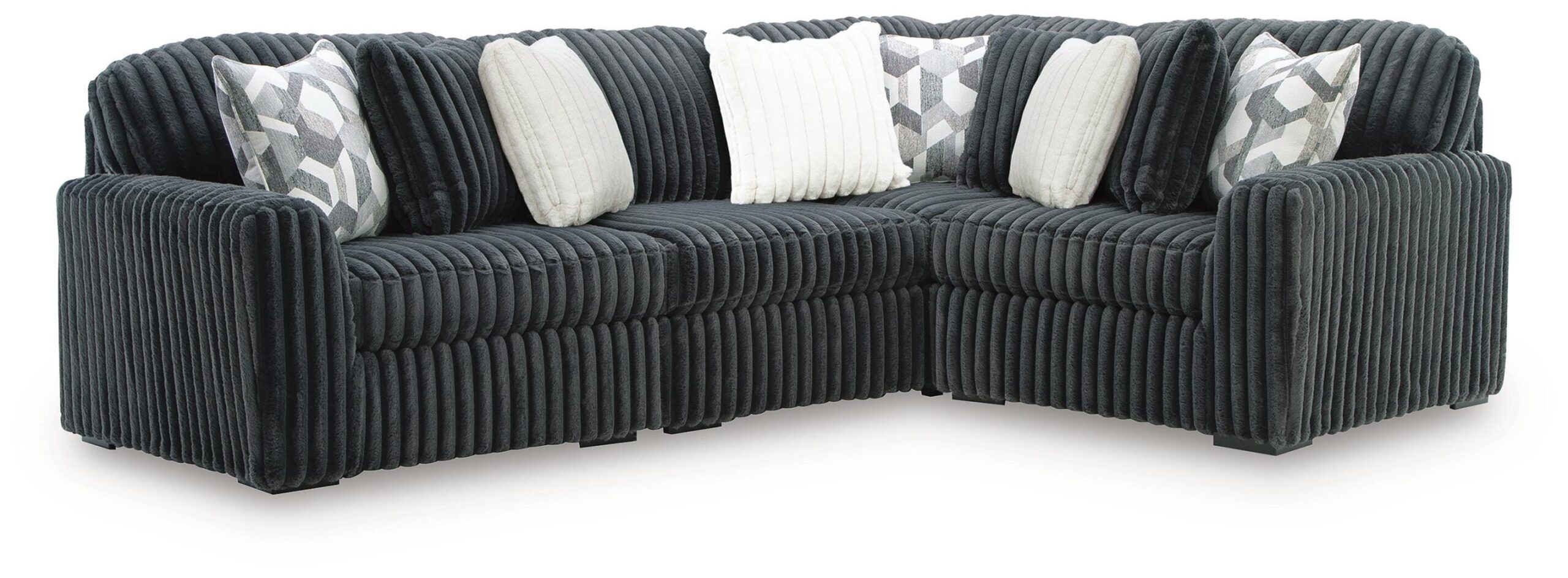 90db55b52a72297c5474b26a3860fee6 Midnight-Madness 4-Piece Sectional - Image 1
