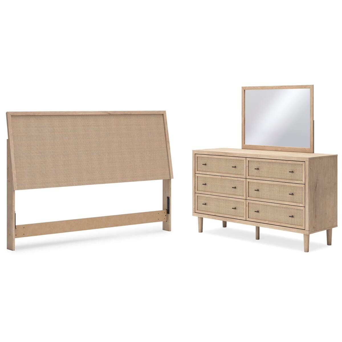 913d24e9b16a3cc18a11afba3e6fa999 Cielden King Panel Headboard, Dresser and Mirror - Image 1