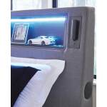 Verishaw Twin Upholstered Bed with Wireless Audio - Image 13