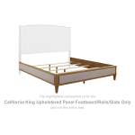 Sharlance California King Upholstered Panel Footboard/Rails/Slats