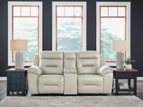 Beaman Peak Reclining Loveseat with Console - Image 3