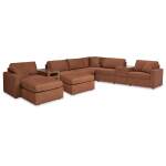 Modmax 8-Piece Sectional and 2 Ottomans