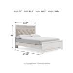 Altyra Queen Upholstered Panel Bed, Dresser, Mirror, and Nightstand - Image 24