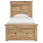 Makidern Twin Panel Storage Bed, Dresser and Mirror - Image 10