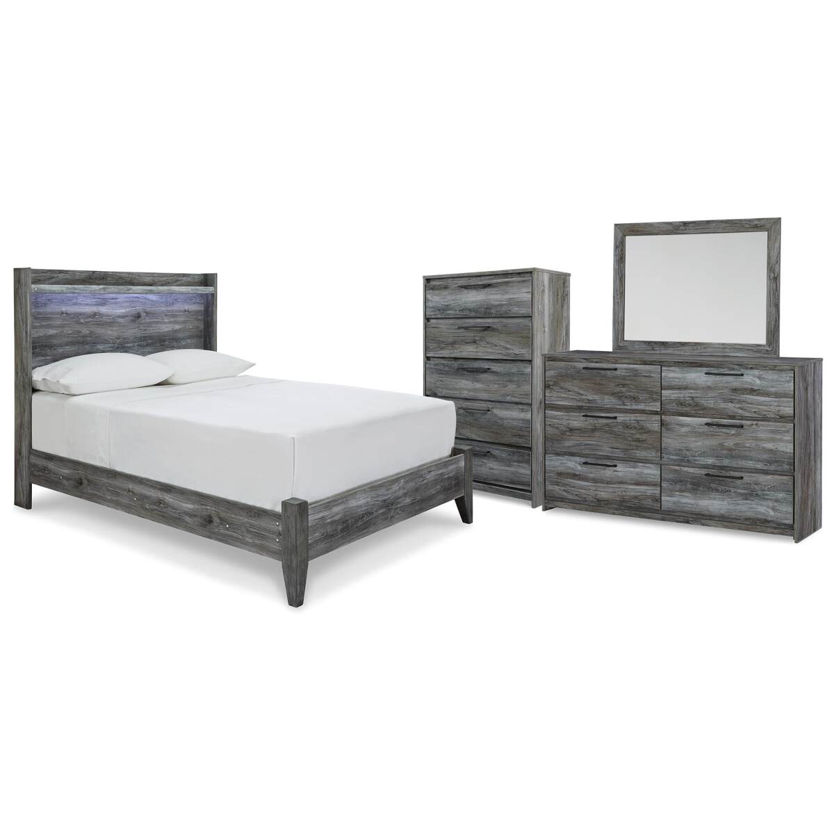 93800fcadf1ce2851923d7a906901b2f Baystorm Full Panel Bed, Dresser, Mirror and Chest - Image 1