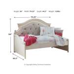 Realyn Twin Day Bed with Storage, Dresser, Mirror and Nightstand - Image 7