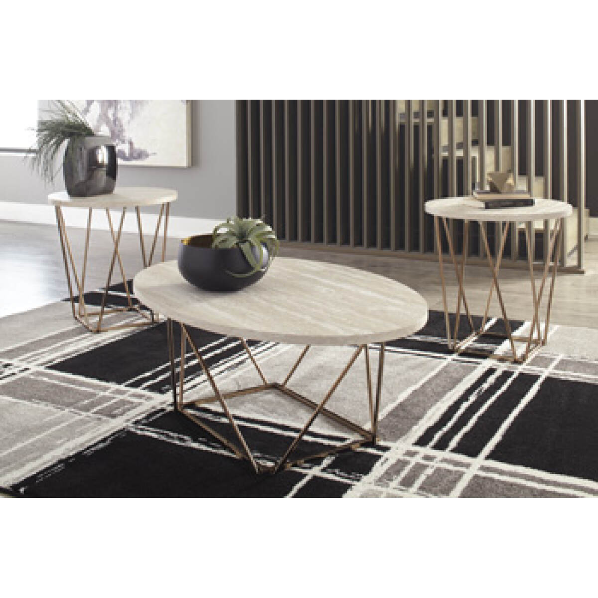 93ac15df0c99b367cca8a5b8f3aee6f0 Tarica Table (Set of 3) - Image 1