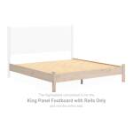 Cadmori King Panel Footboard with Rails