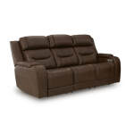 Knightington Power Reclining Sofa with Audio Seating