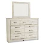 Bellaby Queen Crossbuck Panel Bed, Dresser, Mirror and 2 Nightstands - Image 4