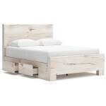 Lawroy Queen Panel Bed with Storage, Dresser and Mirror - Image 10