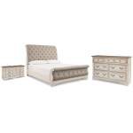 Realyn King Sleigh Bed, Dresser and 2 Nightstands - Image 2