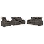 Fyne-Dyme Power Reclining Sofa, Loveseat and Recliner