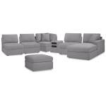 Modmax 6-Piece Sectional with Chaise and Ottoman - Image 2