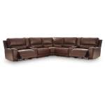 DeepWakes 7-Piece Reclining Sectional with Storage Consoles
