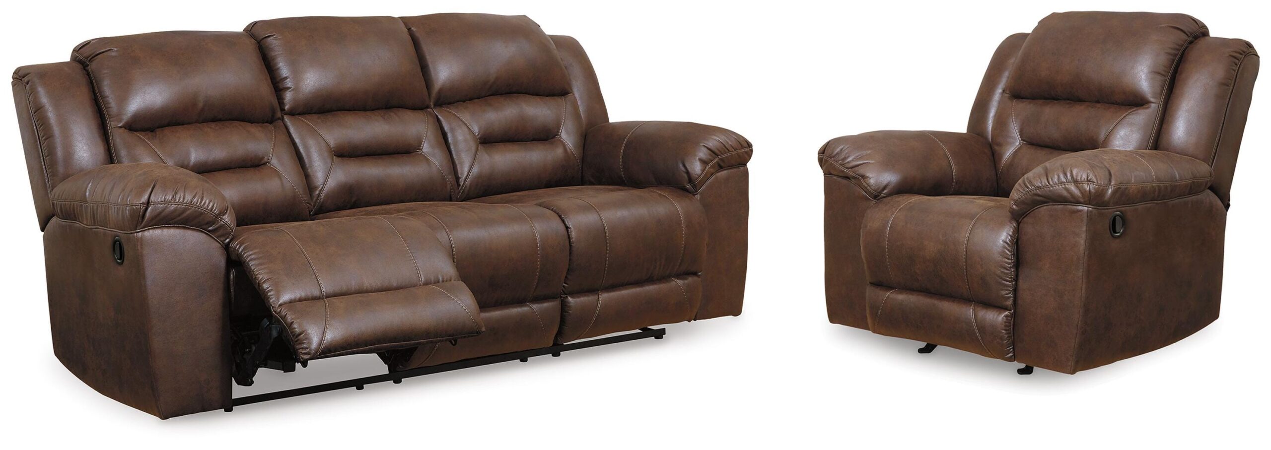 94ee94b4425d35d07998c73ce65af764 Stoneland Reclining Sofa and Recliner - Image 1