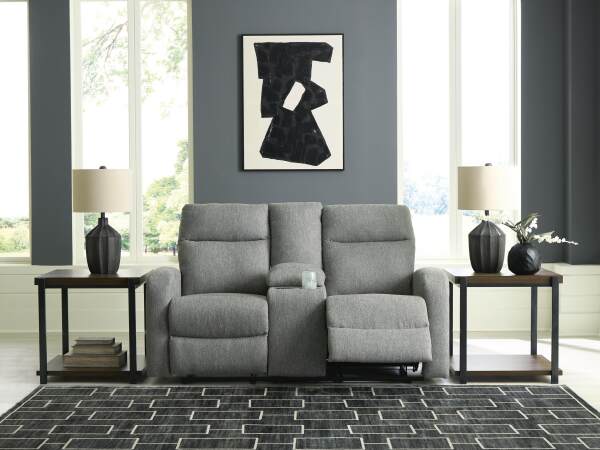 Gauntlet Reclining Loveseat with Console - Image 8