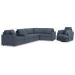 Modmax 6-Piece Sectional and Swivel Glider Recliner