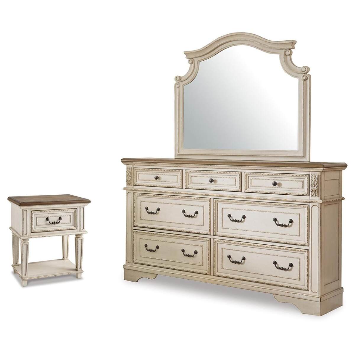 955f68b6be5acef583f6ba0b1047a43d Realyn Dresser, Mirror and Nightstand - Image 1