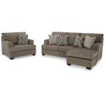 Stonemeade Sofa Chaise and Oversized Chair