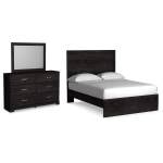 Belachime Full Panel Bed, Dresser and Mirror
