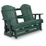 Shell Beach Outdoor Loveseat Glider - Image 4