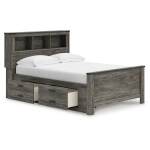 Frandern Full Bookcase Panel Bed with Storage - Image 5