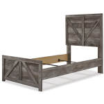Wynnlow Twin Crossbuck Panel Headboard/Footboard