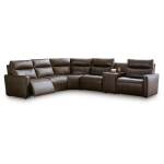 ModZ 6-Piece Power Reclining Sectional with Audio Console - Image 2