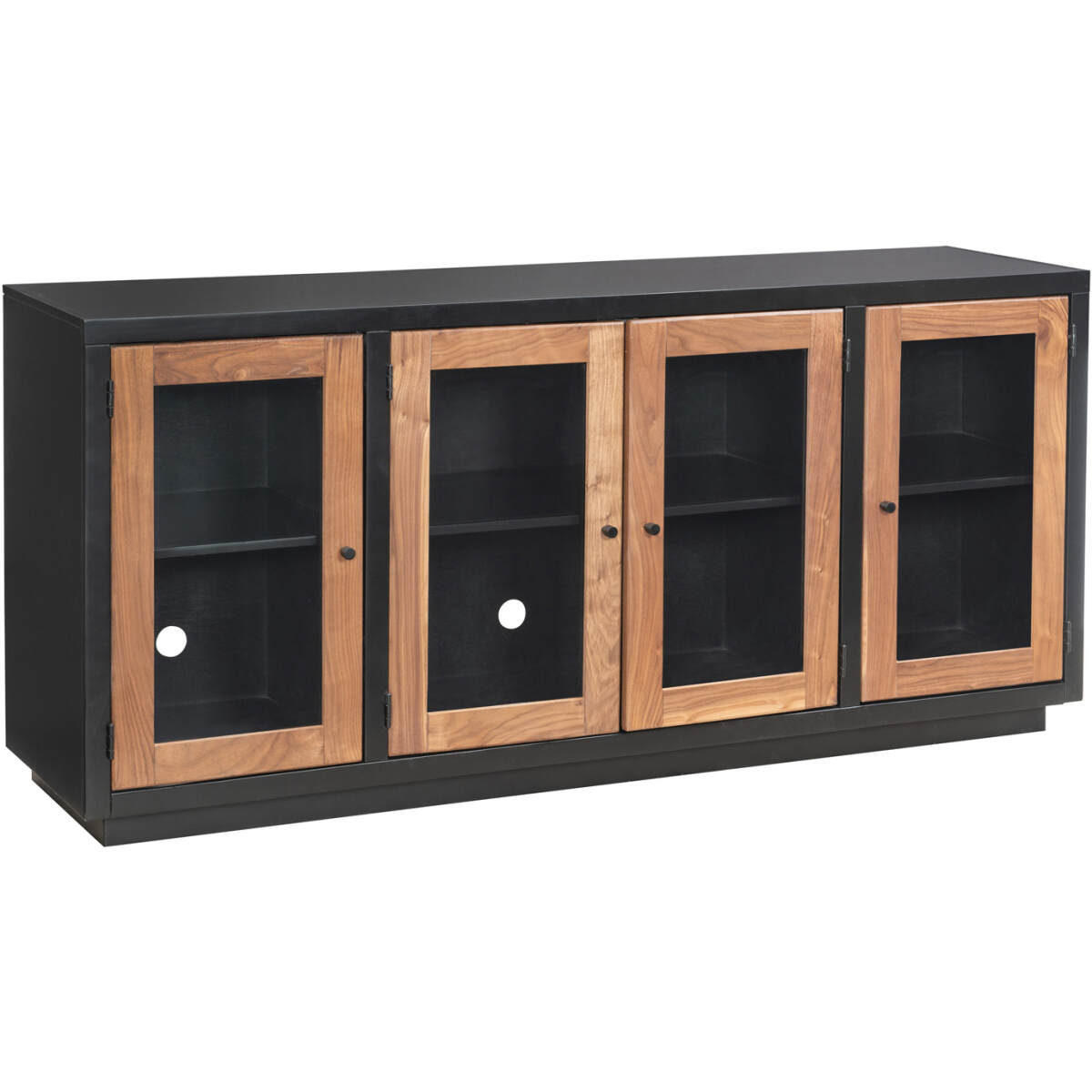 98f255affb047ad700e85f8b9da7c7fb Chelsea 68" Console W/ 4 Doors MSS1240NWT-BLK - Image 1