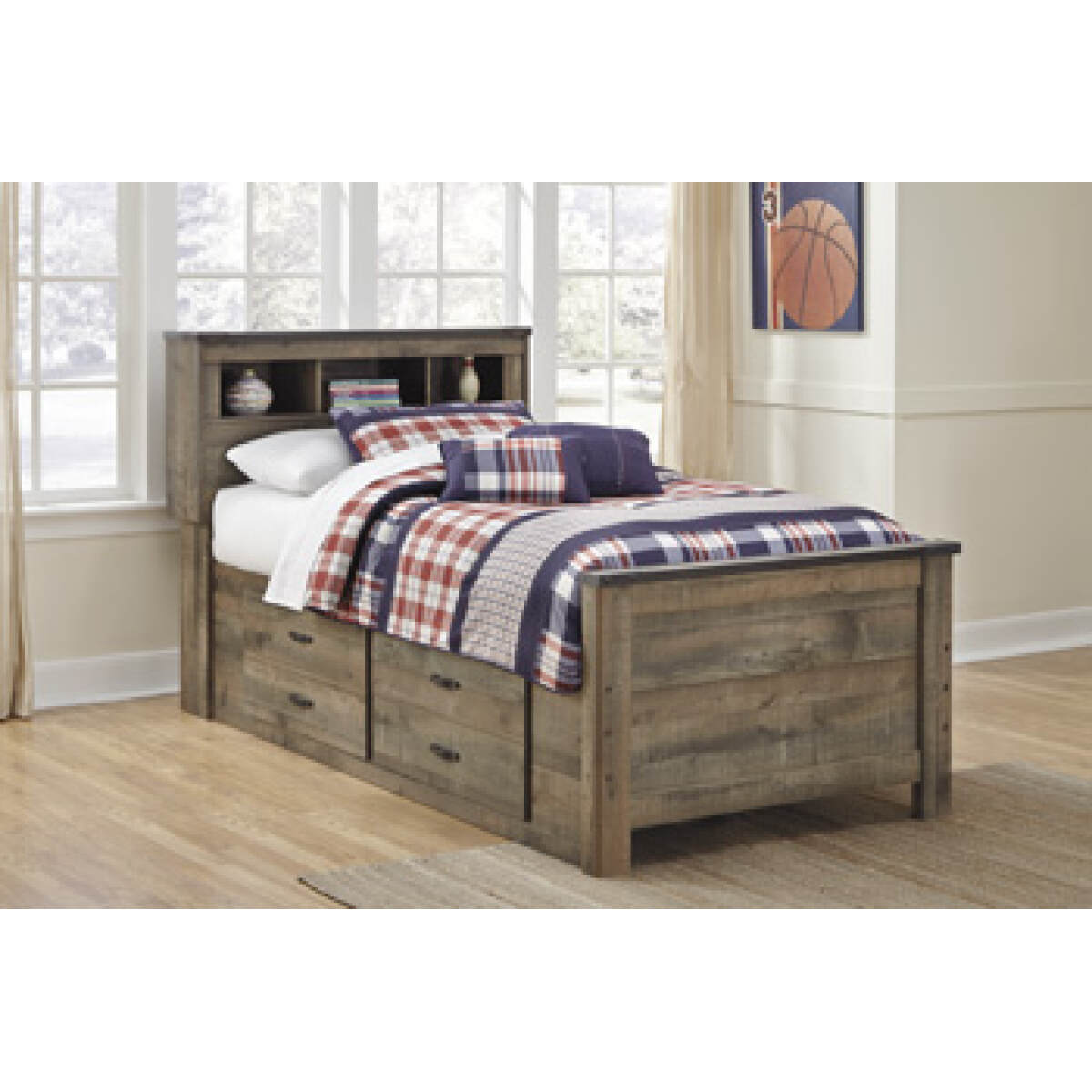 9919844565aafac3b6829d39556383ad Trinell Under Bed Storage with Side Rail - Image 1