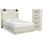 Cambeck Queen Panel Bed and Chest