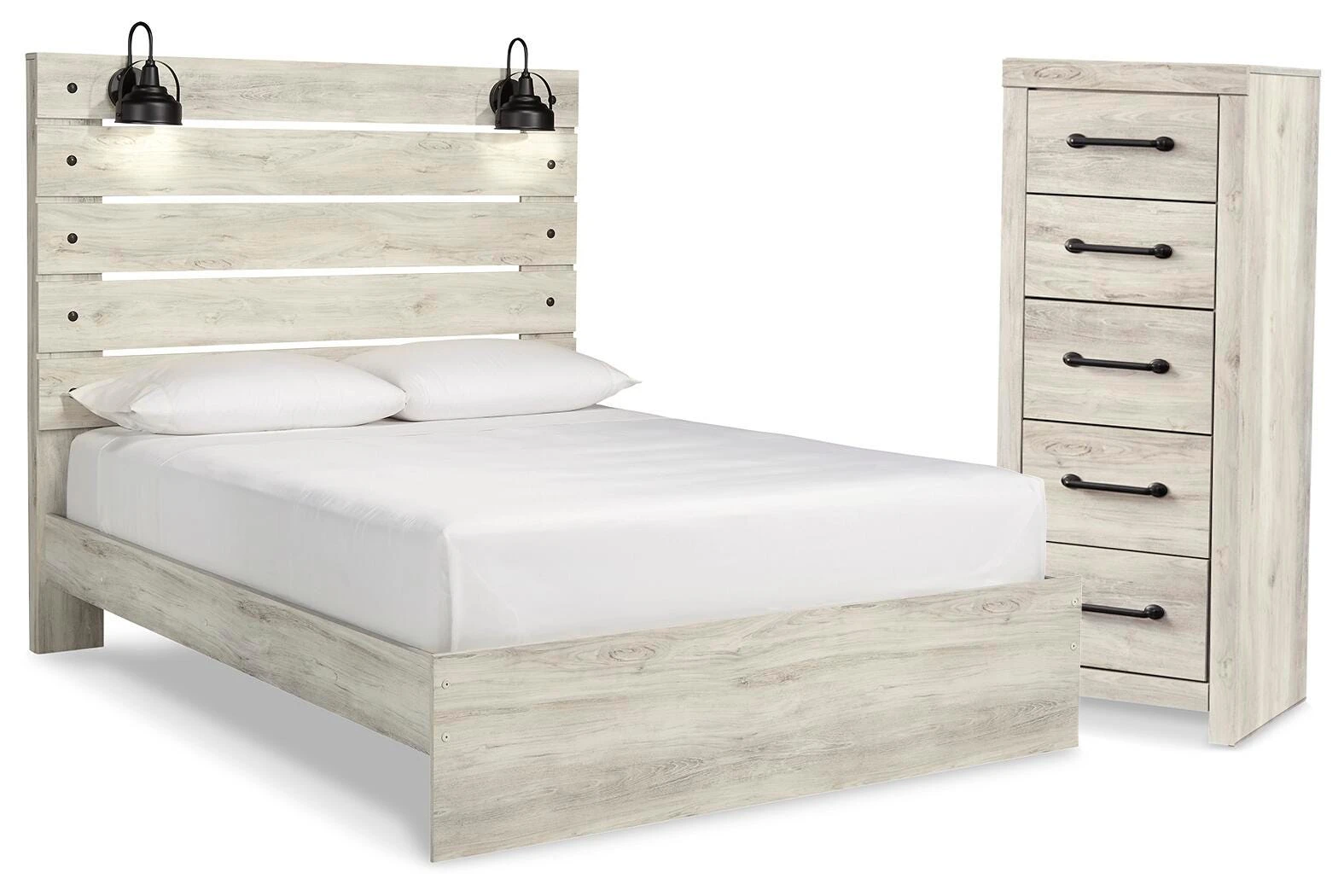 991b8bb5f02e9fd44c76429b990c2589 Cambeck Queen Panel Bed and Chest - Image 1