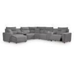 Modmax II 7-Piece Power Reclining Sectional with Chaise and Audio Console
