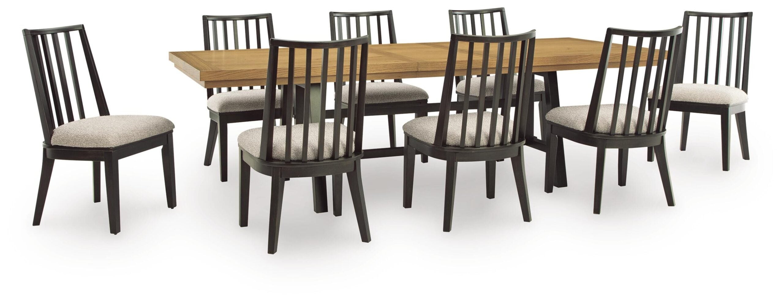 99520433ffaac109090fd803b16fff70 Galliden Extension Dining Table and 8 Chairs - Image 1