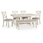 Robbinsdale Dining Table, 4 Chairs and Bench - Image 3