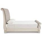 Realyn Queen Upholstered Sleigh Bed and Chest - Image 7