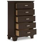 Covetown Full Panel Bed, Dresser, Mirror, Chest and Nightstand - Image 6