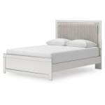Zuraleus Queen Upholstered Panel Platform Bed, Dresser and Mirror - Image 14